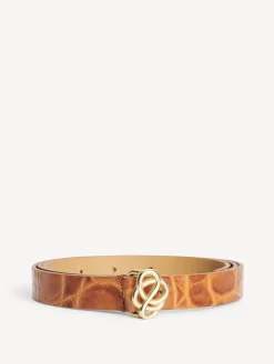 By Malene Birger Belts^Ouma Leather Belt Cognac