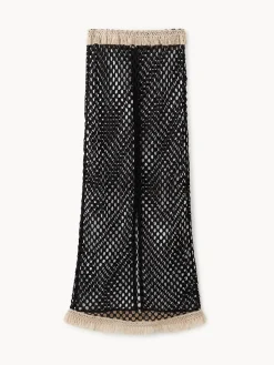 By Malene Birger Skirts^Palema Crochet Maxi Skirt Black