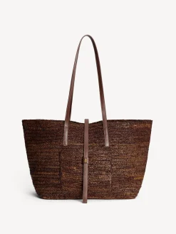By Malene Birger Bags^Palla Straw Tote Bag Bison