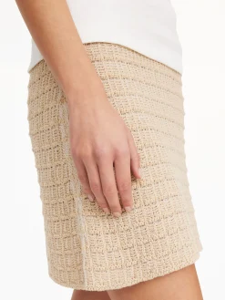 By Malene Birger Skirts | Knitwear^Pamille Mini Skirt Oyster Gray