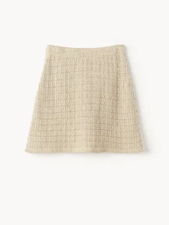 By Malene Birger Skirts | Knitwear^Pamille Mini Skirt Oyster Gray