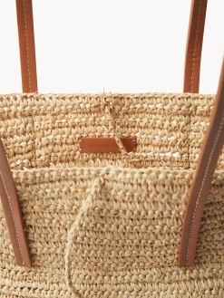 By Malene Birger Bags^Pamma Straw Shoulder Bag Light Camel