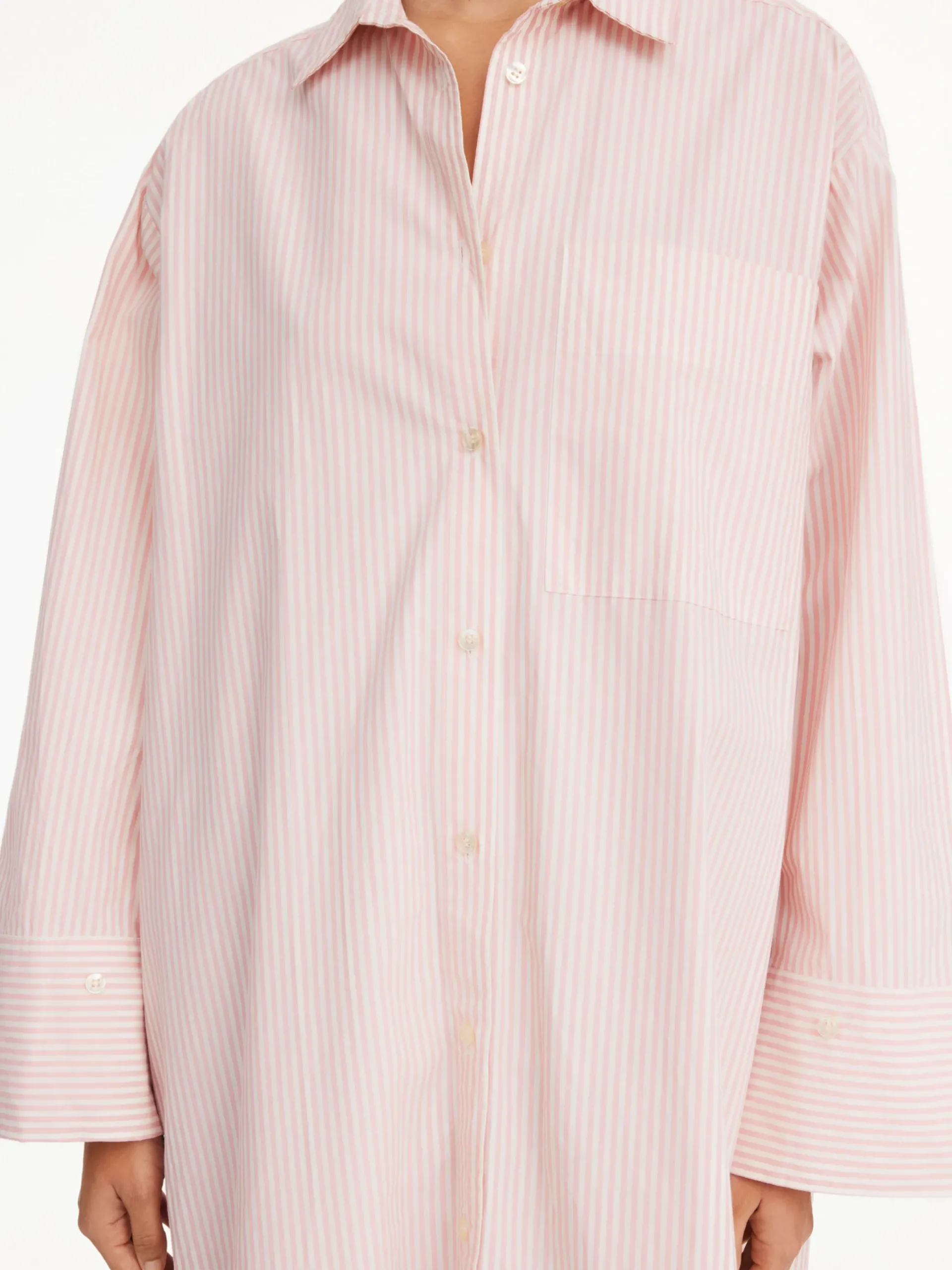 By Malene Birger Dresses^Perros Organic Cotton Dress Skinny Stripe Diva