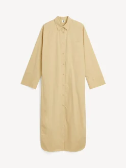 By Malene Birger Dresses^Perros Organic Cotton Dress Dark Sand