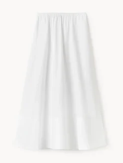 By Malene Birger Skirts^Pheobes Organic Cotton Skirt Pure White