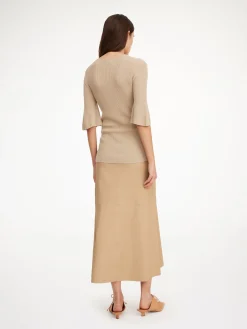 By Malene Birger Knitwear^Remona Ribbed-knit Top Tehina