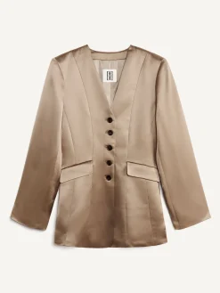 By Malene Birger Blazers^Rinnah Single-breasted Blazer Shitake