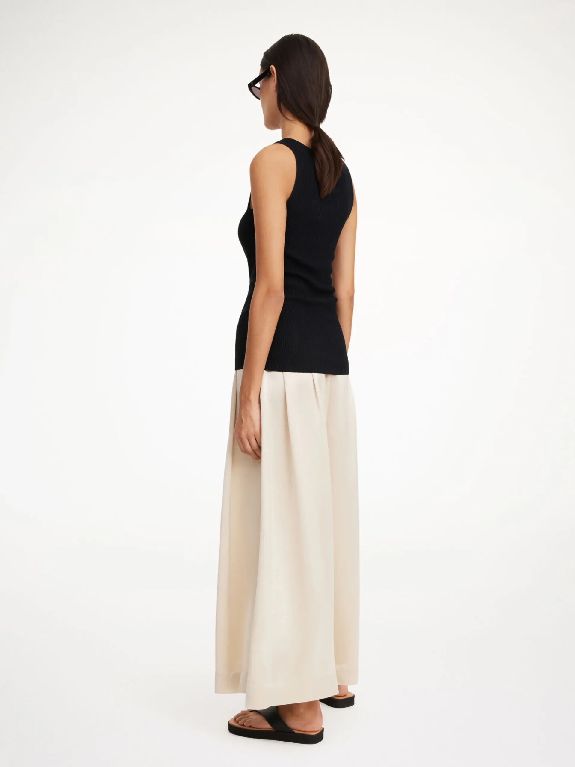 By Malene Birger Knitwear^Rory Tank Top Black