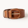 By Malene Birger Belts^Salinna Leather Belt Caramel Cafe
