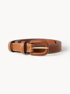 By Malene Birger Belts^Salio Leather Belt Caramel Cafe