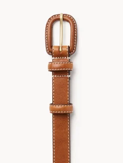 By Malene Birger Belts^Salio Leather Belt Caramel Cafe