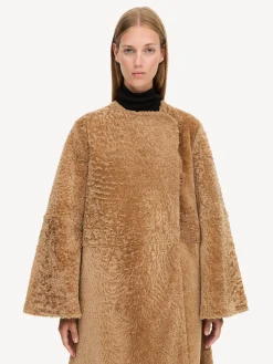 By Malene Birger Coats & Jackets^Sandras Shearling Coat Tobacco Brown
