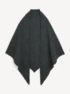 By Malene Birger Scarves^Scarpenna Checked Scarf Houndstooth