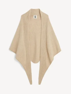 By Malene Birger Scarves^Scarpenna Ribbed Scarf Twill Beige
