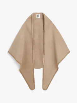 By Malene Birger Scarves^Scarpenna Wool Scarf Grey Brown Melange