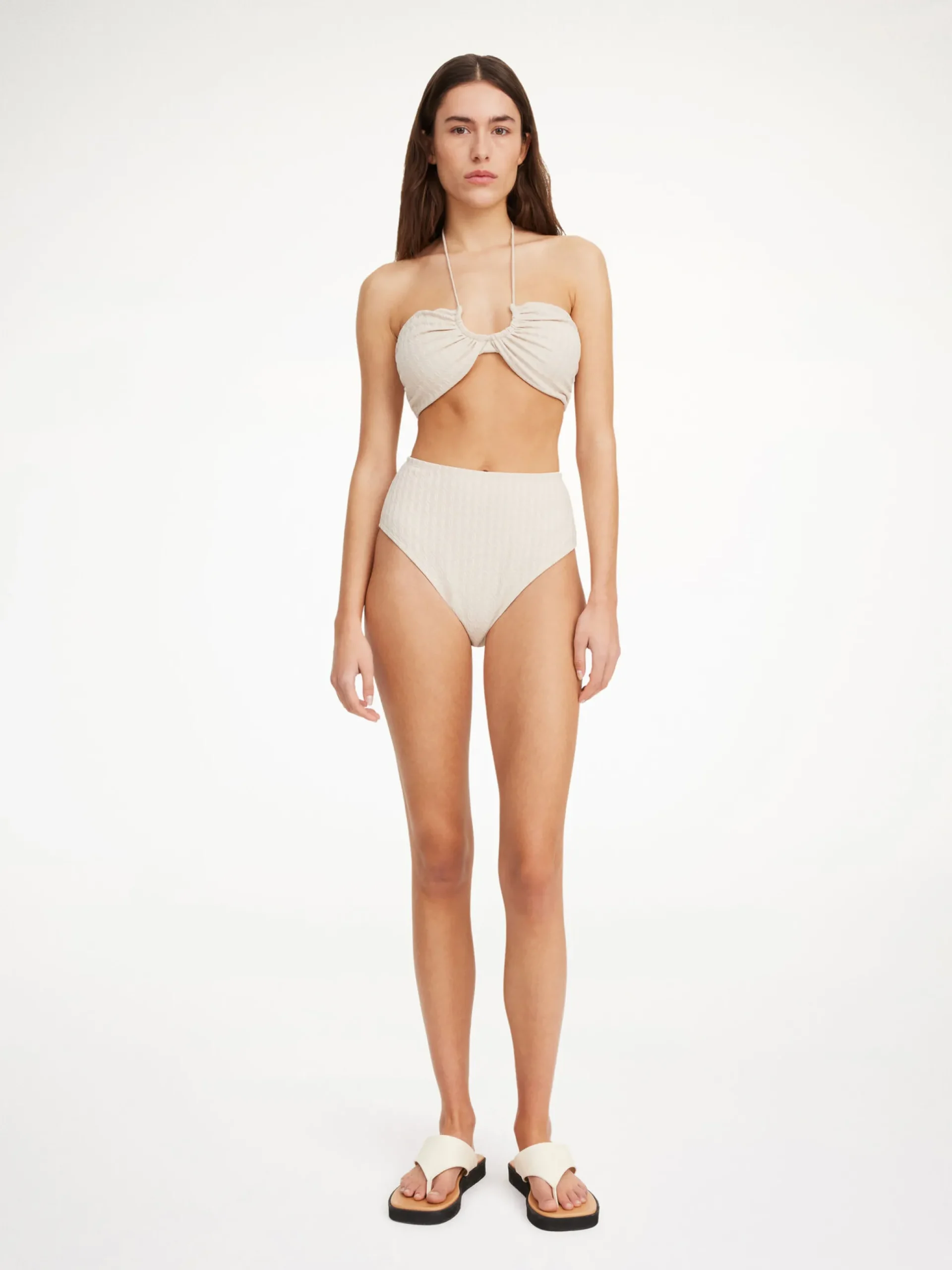 By Malene Birger Swimwear^Seabay Bikini Top Oyster Gray