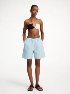 By Malene Birger Swimwear^Seabay Bikini Top Block stripe black white