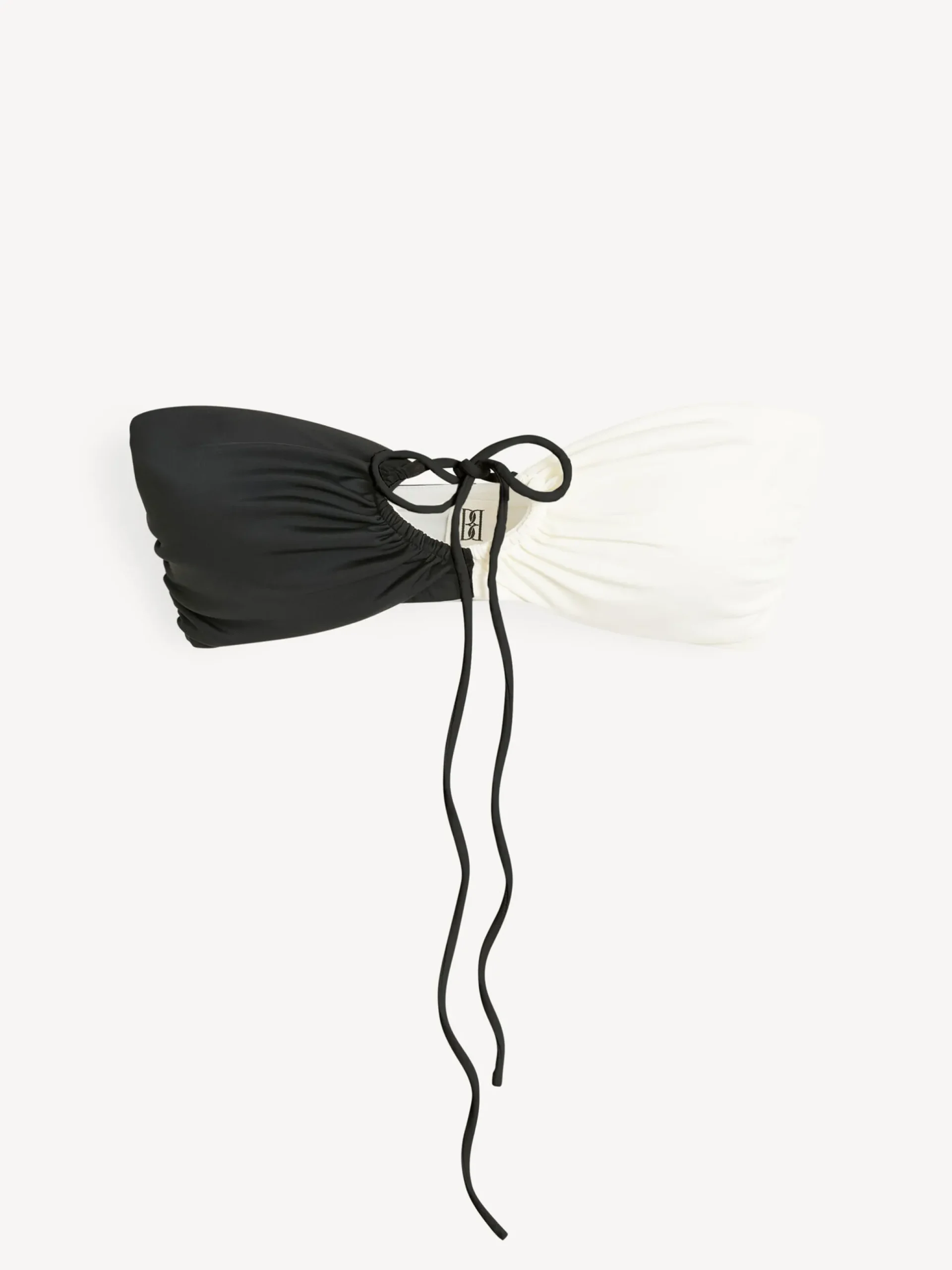 By Malene Birger Swimwear^Seabay Bikini Top Block stripe black white