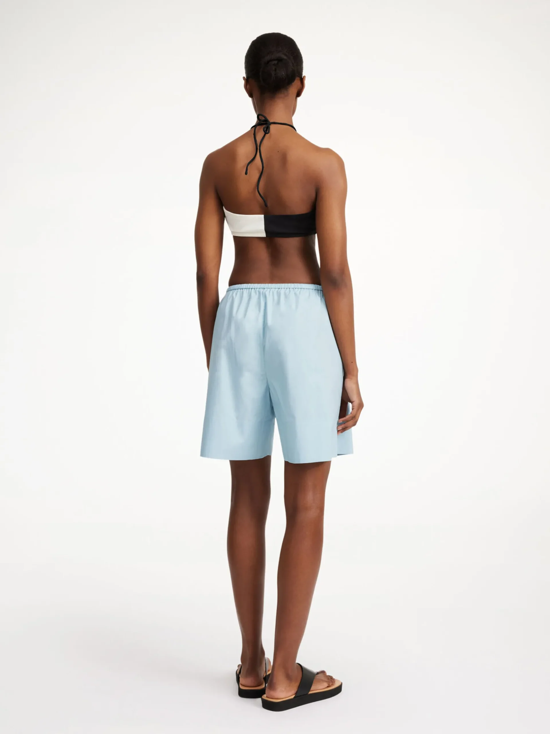 By Malene Birger Swimwear^Seabay Bikini Top Block stripe black white