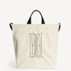By Malene Birger Bags^Shayan Organic Cotton Tote Bag Soft White