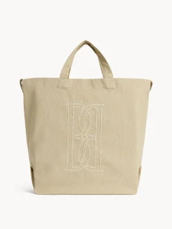 By Malene Birger Bags^Shayan Organic Cotton Tote Bag Oyster Gray
