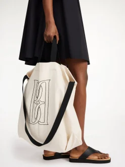 By Malene Birger Bags^Shayan Organic Cotton Tote Bag Soft White