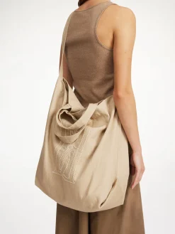 By Malene Birger Bags^Shayan Organic Cotton Tote Bag Oyster Gray