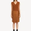 By Malene Birger Skirts^Sigrids Leather Skirt Tobacco Brown