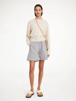By Malene Birger Shorts^Siona Organic Cotton Shorts Navy stripe