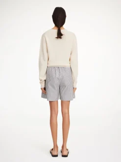 By Malene Birger Shorts^Siona Organic Cotton Shorts Navy stripe