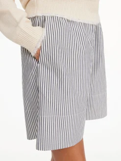 By Malene Birger Shorts^Siona Organic Cotton Shorts Navy stripe