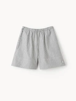 By Malene Birger Shorts^Siona Organic Cotton Shorts Navy stripe