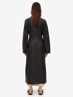 By Malene Birger Coats & Jackets^Sirrena Leather Coat Black