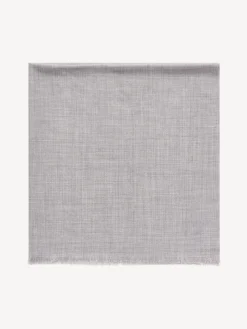 By Malene Birger Scarves^Sollida Wool Scarf Grey Melange