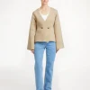 By Malene Birger Knitwear^Tinley Wool Cardigan Twill Beige