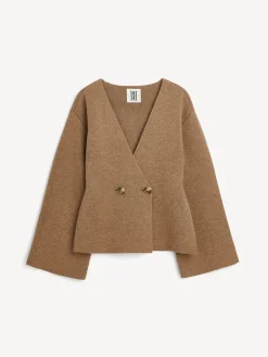 By Malene Birger Knitwear^Tinley Wool Cardigan Tobacco Brown