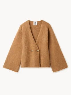 By Malene Birger Knitwear^Tinley Wool-blend Cardigan Tobacco Brown