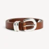 By Malene Birger Belts^Zoilo Leather Belt Dark Brown