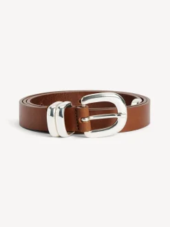 By Malene Birger Belts^Zoilo Leather Belt Dark Brown