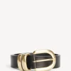 By Malene Birger Belts^Zoira Leather Belt Black